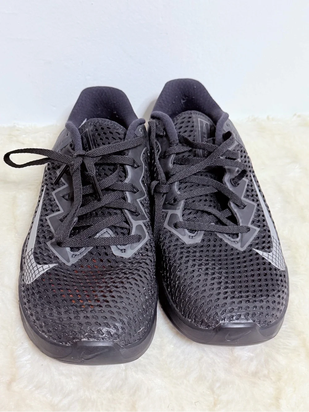 Nike Metcon 6 Triple Black Anthracite Training Shoes CK9388-011 Men's Size 9
